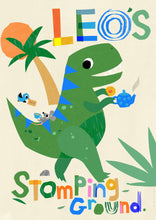 Load image into Gallery viewer, Personalised Dinosaur Tea Rex Print