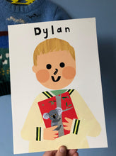 Load image into Gallery viewer, Portrait Print with your very own favourite Toy