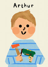 Load image into Gallery viewer, Portrait Print with your very own favourite Toy