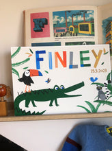 Load image into Gallery viewer, Alligator Personalised Name Print