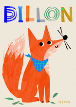 Load image into Gallery viewer, Personalised Fox Print