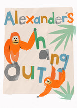 Load image into Gallery viewer, Personalised Hang Out Orangutan Print