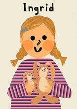 Load image into Gallery viewer, Portrait Print with your very own favourite Toy