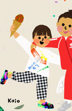 Load image into Gallery viewer, Best Friends/ Family bespoke portrait- send me your photo's to draw from!