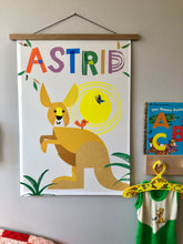Load image into Gallery viewer, Kangaroo Personalised Name Print