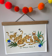 Load image into Gallery viewer, Leopard Family Print