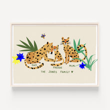 Load image into Gallery viewer, Leopard Family Print