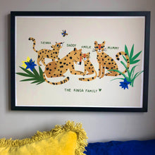 Load image into Gallery viewer, Leopard Family Print
