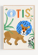 Load image into Gallery viewer, Lion Personalised Name Print