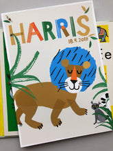 Load image into Gallery viewer, Lion Personalised Name Print