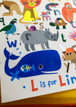Load image into Gallery viewer, A NEW Animal Alphabet PERSONALISED