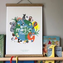 Load image into Gallery viewer, Our Magic Planet Giclee Print