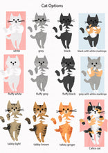 Load image into Gallery viewer, Cat Girl Portrait Print- click to customise!