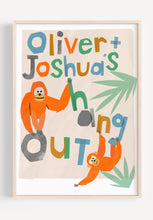 Load image into Gallery viewer, Personalised Hang Out Orangutan Print