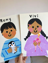 Load image into Gallery viewer, Portrait Print with your very own favourite Toy