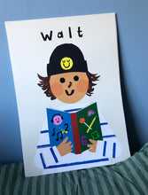Load image into Gallery viewer, Portrait Print with your very own favourite Toy