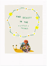 Load image into Gallery viewer, Find Beauty in the little things Giclee Print