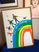 Load image into Gallery viewer, "Are we nearly there yet?" Family Portrait Print