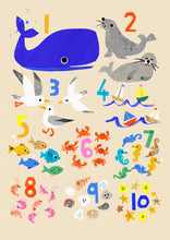 Load image into Gallery viewer, Seaside Counting Print