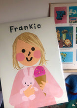 Load image into Gallery viewer, Portrait Print with your very own favourite Toy
