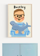 Load image into Gallery viewer, Portrait Print with your very own favourite Toy