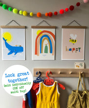 Load image into Gallery viewer, Bee Happy Art Print