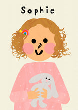 Load image into Gallery viewer, Portrait Print with your very own favourite Toy