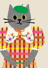 Load image into Gallery viewer, Cat Person Art Print