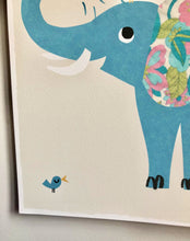 Load image into Gallery viewer, Elephant Personalised Name Print