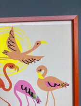 Load image into Gallery viewer, Flamingo Personalised Name Print
