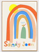 Load image into Gallery viewer, Rainbow Personalised Name Print