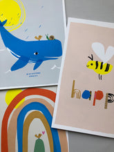 Load image into Gallery viewer, Rainbow Art Print- 'Adventure Awaits'