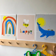 Load image into Gallery viewer, Rainbow Art Print- 'Adventure Awaits'