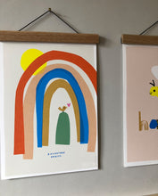 Load image into Gallery viewer, Rainbow Art Print- 'Adventure Awaits'