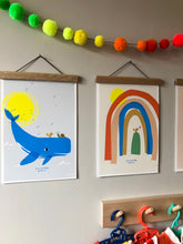 Load image into Gallery viewer, Rainbow Art Print- 'Adventure Awaits'