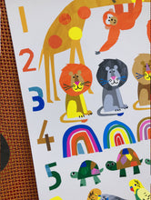 Load image into Gallery viewer, Personalised Rainbow Counting Print