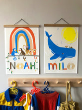 Load image into Gallery viewer, Whale Personalised Name Print