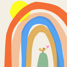 Load image into Gallery viewer, Rainbow Art Print- 'Adventure Awaits'