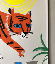 Load image into Gallery viewer, Tiger Personalised Name Print