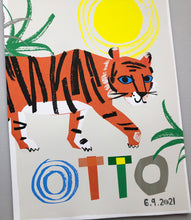 Load image into Gallery viewer, Tiger Personalised Name Print