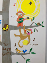 Load image into Gallery viewer, Family Tree Print- Monkeys