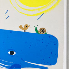 Load image into Gallery viewer, Whale Personalised Name Print