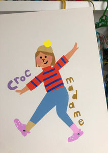 Personalised Croc Madame- click to create your lookalike!