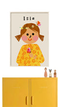 Load image into Gallery viewer, Butterfly Girl Portrait Print- click to customise!

