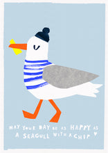 Load image into Gallery viewer, &#39;Happy Seagull&#39; Giclee Print
