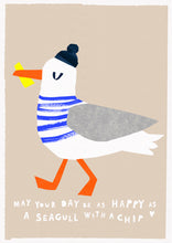 Load image into Gallery viewer, &#39;Happy Seagull&#39; Giclee Print
