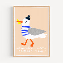 Load image into Gallery viewer, &#39;Happy Seagull&#39; Giclee Print

