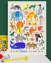 Load image into Gallery viewer, A NEW Animal Alphabet PERSONALISED
