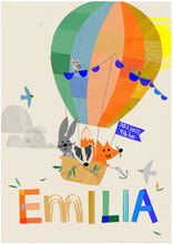 Load image into Gallery viewer, Balloon Print with Woodland Animals

