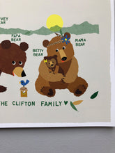 Load image into Gallery viewer, Family Print- Bears
